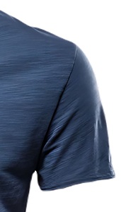 Camiseta informal de lona de algodón 100% de alta calidad para hombre, ligera, de corte Regular, transpirable, de secado rápido, para uso diario, personalizable, OEM - Product Image 2