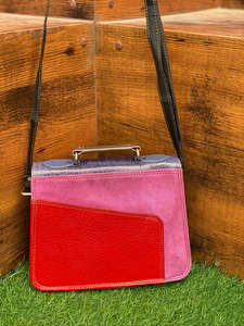 Bolso bandolera de cuero genuino hecho a mano con diseño de cocodrilo para mujer, bandolera de cuero reciclado de lujo de estilo occidental, novedad - Product Image 5