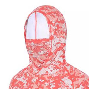 Logo personnalisé à manches longues en polyester à séchage rapide pour la pêche en plein air léger à capuche UPF50 vente en gros chemise de pêche sublimée - Product Image 2