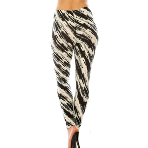 <b>Plus</b> <b>Size</b> Seamless Elastane Solid Four-Way Stretch Breathable High Waist Casual <b>Tights</b> Ladies Lounge Leggings for <b>Women</b> - Product Image 4