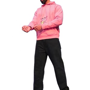 เสื้อฮู้ดแขนยาวผู้ชายแบบสั่งทำพิเศษ ผ้าฟลีซผสมโพลีเอสเตอร์ 80% คอตตอน 20% สีพื้น พิมพ์ลายแบบซับลิเมชั่น ทอแบบพิเศษ สำหรับฤดูหนาว ผ้าไม่ยับ - Product Image 4