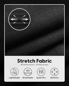 Pantalones Cortos Deportivos para Hombre, Ligeros, Cómodos, de Poliéster/Algodón, de Secado Rápido, con Diseño Sólido, Ideales para Baloncesto, Entrenamiento y Uso Casual - Product Image 2