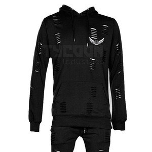 Taux de vente global 2025 meilleurs hommes à la mode survêtement en détresse bas quantité minimale de commande survêtement en détresse - Product Image 3