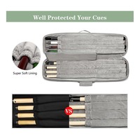 Sac étanche pour baguettes de billard, 1 pièce, étui de transport pour queue de billard, bretelles personnalisées, étui rigide pour queue de billard