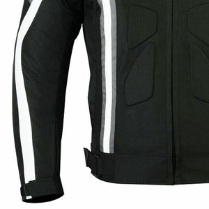 Chaqueta de moto textil de cuero blanco impermeable para hombre al por mayor 2025 chaqueta de cuero de moto de la mejor calidad con logotipo personalizado - Product Image 5