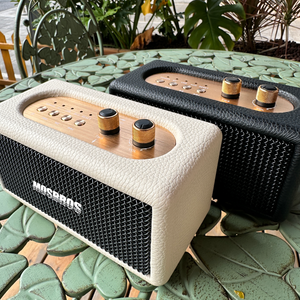 Loa di động mini Mosbros DS40 kiểu dáng Marshall, thiết kế retro, có loa trầm, hỗ trợ USB/TF/FM/BT/AUX - Product Image 4