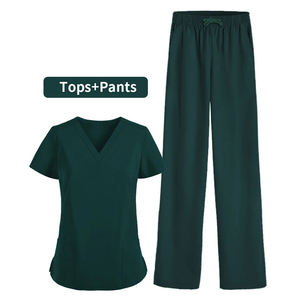 Ensemble de blouses d'hôpital confortables et de haute qualité, pour médecins, infirmières, personnel médical, ensemble de blouses Figs Adar Mandala, manches courtes, unisexe - Product Image 1