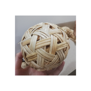 Produits d'artisanat vietnamien-boule ronde en rotin pour Sepak Takraw Sport/Caneball/décor de Noël taille personnalisée - Product Image 1