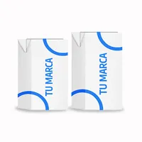 Cajas de papel aséptico para bebidas, contenedores de 2000 ml, impermeables, de marca propia, para embalaje de bebidas