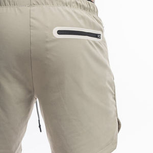 Shorts de sport décontractés pour hommes, taille mi-haute, en spandex, imprimés numériquement, avec poches, respirants, vente en gros - Product Image 4