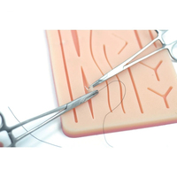 Kit d'entraînement à la suture Debonairii pour étudiants en médecine vétérinaire - Ensemble complet de pratique de suture en acier certifié CE, garantie 1 an