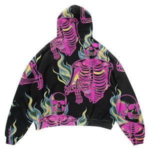 Fabricants de vêtements sweat à capuche lourd unisexe streetwear sweats à capuche vierges hommes conception personnalisée surdimensionné logo personnalisé sweat à capuche pour hommes - Product Image 2