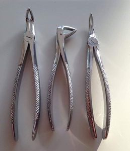 Forceps chirurgicaux dentaires en acier inoxydable, instruments manuels certifiés MOL pour l'extraction dentaire - Product Image 1