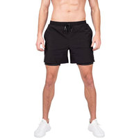 Shorts de sport pour hommes, écologiques, en tissu peigné, pour l'entraînement sportif, la remise en forme, la course à pied, shorts de compression