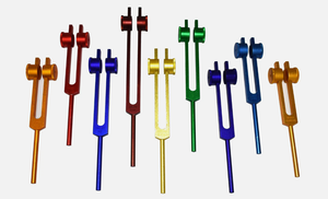 Mars International Manufacture - Juego de 9 diapasones Solfeggio profesionalmente afinados - Chakra Engrams - Product Image 5