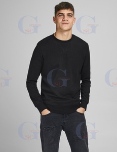เสื้อเชิ้ตแขนยาวคอลูกเรือ,เสื้อขนแกะสำหรับผู้ชายและผู้หญิงออกแบบได้ตามต้องการ - Product Image 4