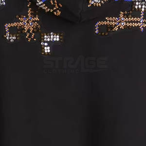 Diseña tu Propia Sudadera con Pedrería para Hombre, Corte Regular, Felpa de Alta Calidad, Ecológica, de Secado Rápido y Transpirable - Product Image 5