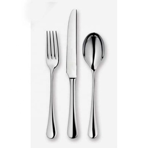 Cuillère de luxe en bois Twist épais poignée ronde miroir poli ustensiles de cuisine de styliste cuillère couteau et fourchette ensemble de couverts pour mariage - Product Image 3