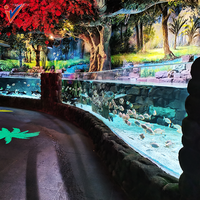 Aquariums transparents de bonne qualité résistants à la chaleur de grande taille, réservoir d'aquarium en acrylique