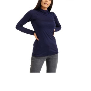 Recién llegado, camisetas de cuello alto a la moda para mujer, camisetas básicas de manga larga, jersey para mujer, Exportación de proveedor de BD - Product Image 4