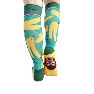 Calcetines de Yoga Antideslizantes con Agarre para Mujer, Calcetines Profesionales de Ballet y Danza, Calcetines de Algodón sin Dedos con Agarre Antideslizante - Product Image 5