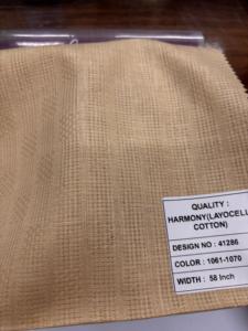 Tela Dobby de algodón de lino Premium Tela Dobby de algodón de lino ecológica Textura suave Tejido Dobby de algodón de lino - Product Image 4