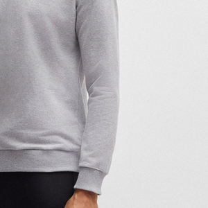 Sudadera para Hombre con Puños y Cintura Acanalados para un Ajuste Relajado para Compradores Mayoristas y Diseño de Mangas Largas con Logotipo Personalizado - Product Image 4