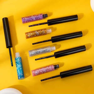 High Quality 3-Colour Scintillant for <b>Mascara</b> for Festive Makeup Cream Gel Liquid Forms Vegan Fiber Feature Custom Logo Long - Product Image 6