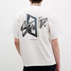 เสื้อยืดพิมพ์ลายพัฟสำหรับผู้ชายเสื้อโอเวอร์ไซส์แห้งเร็วแบบกำหนดเองสี - Product Image 6