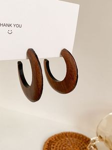 New Trendy Best Selling Luxurious <b>Earrings</b> Designer Wood <b>Ear</b> <b>Cuff</b> Studs Geometric Wooden Laser Cut <b>Earrings</b> Wooden Wholesale - Product Image 3