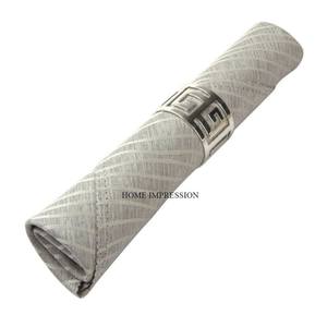 Porte-serviettes élégants de créateur, forme luxueuse, mariages, fêtes, décoration de table de cuisine, en stock, cadeaux écologiques en métal - Product Image 1