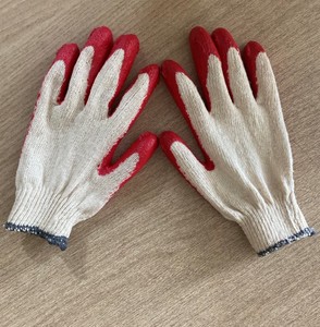 Gants enduits de caoutchouc vietnamien Gants de travail de sécurité antidérapants anti-coupure avec coton réutilisable semi-enduit de latex pour le jardinage - Product Image 2