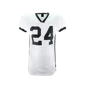 Conjuntos de uniformes personalizados 100% poliéster transpirable bajo MOQ Jersey pantalones camisa con diseño de sublimación Jersey de fútbol americano - Product Image 2