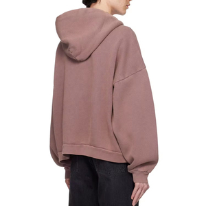 Fabricants de sweats à capuche personnalisés Sweat à capuche uni vierge OEM ODM épais poids lourd 500 GSM Drop Shoulder Sweats à capuche surdimensionnés - Product Image 6