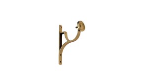 Soporte Central para Barra de Cortina de 50 mm, Latón Satinado Antiguo, Resistente, Proveedor Mayorista - Product Image 6