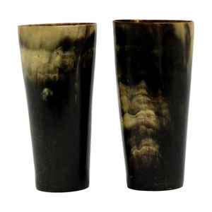 Gobelet d'ange de Style médiéval Vintage de haute qualité corne naturelle écologique et verres Viking en verre pour la fête à boire - Product Image 4