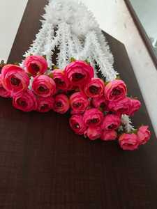 พวงมาลัยจัสมินแฮนด์เมดพร้อมเชือก tuberose และ runuculus Flower Bunche สำหรับการตกแต่งงานแต่งงานและงานปาร์ตี้ในงานเทศกาลทั้งหมด - Product Image 3