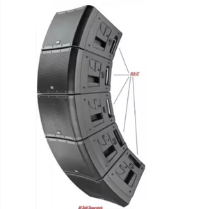 NUOVO FAV KLA12 500W Diffusore Line-Array a 2 Vie Alimentato Nero Fai-da-te con 3 Anni di Garanzia - Product Image 1