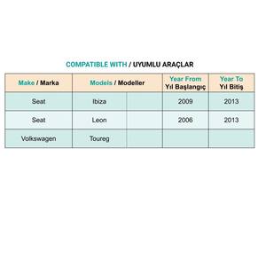 Clip para Parrilla de Parachoques para Seat Ibiza, León, Volkswagen Touareg - 1 Pieza - Product Image 4