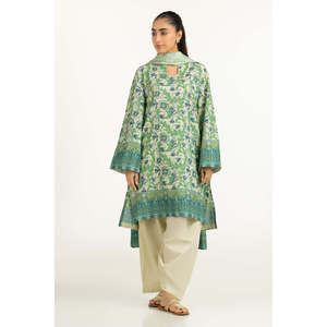 Ensemble décontracté 3 pièces IUSTKSD-2105 imprimé motif pelouse avec col mandarin et fonction respirante - Product Image 4