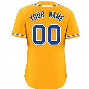 Conjunto de Uniforme de Béisbol Unisex, Transpirable, de Poliéster Estampado, Jersey y Pantalones para Entrenamiento de Equipo, Juegos de Liga, Ajuste Personalizado, Ligero - Product Image 3