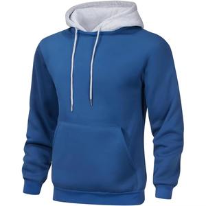 Quick Dry Soft & Comfortable 100% Cotton Winter Lightweight Regular Fit Custom Color Pullover <b>Hoodies</b> for Men - Product Image 5
