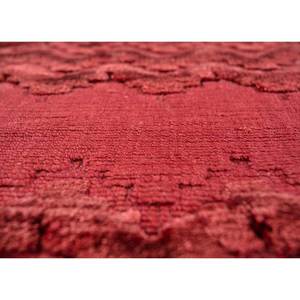 Alfombra Clásica a Rayas Tejida a Mano de Bambú y Seda, Roja y Naranja, 10 mm de Grosor, para Uso Doméstico-HBS-04, Alfombra para Sala de Estar o Pasillo - Product Image 3