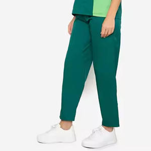 Uniformes médicos de alta calidad, venta al por mayor, conjuntos de talla grande, Joggers, uniformes de enfermería, uniformes de enfermera elásticos, exfoliante clásico de verano para Hospital - Product Image 5