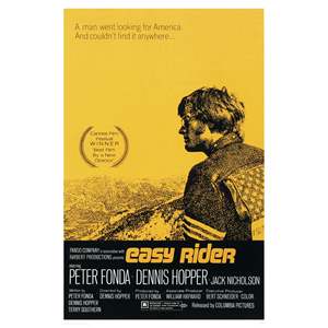 Easy Rider <b>Poster</b> Black Frame Paper Material for Wall Decor - Product Image 1