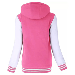 Ensembles de vestes universitaires imprimées pour femmes Survêtement de jogging deux pièces tricoté avec survêtement de baseball pour le printemps et l'automne - Product Image 2