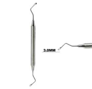 Wholesale Ul-Amin 3MM Gracey Bone Curette Quality Manual <b>Dental</b> Instrument <b>Tool</b> for Periodontal <b>Cleaning</b> & Filling Teeth - Product Image 1