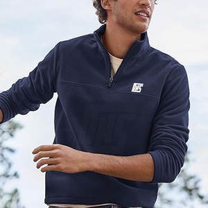 เสื้อแจ็คเก็ตซิป Qtr ผ้าสเตรชใส่สบาย เสื้อแจ็คเก็ตซิป Qtr สำหรับการฝึกกีฬาและสวมใส่ลำลอง เสื้อแจ็คเก็ตฤดูหนาว - Product Image 4