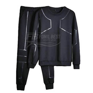 Survêtement uni personnalisé pour homme, vente chaude, coupe ajustée, 100% coton, survêtement uni pour homme personnalisé - Product Image 1