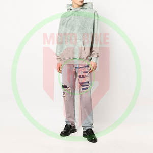 Sweat à capuche pour homme avec logo personnalisé, lavage à l'acide, streetwear, sweat à capuche lourd pour homme, qualité supérieure, sweat à capuche pour homme - Product Image 6